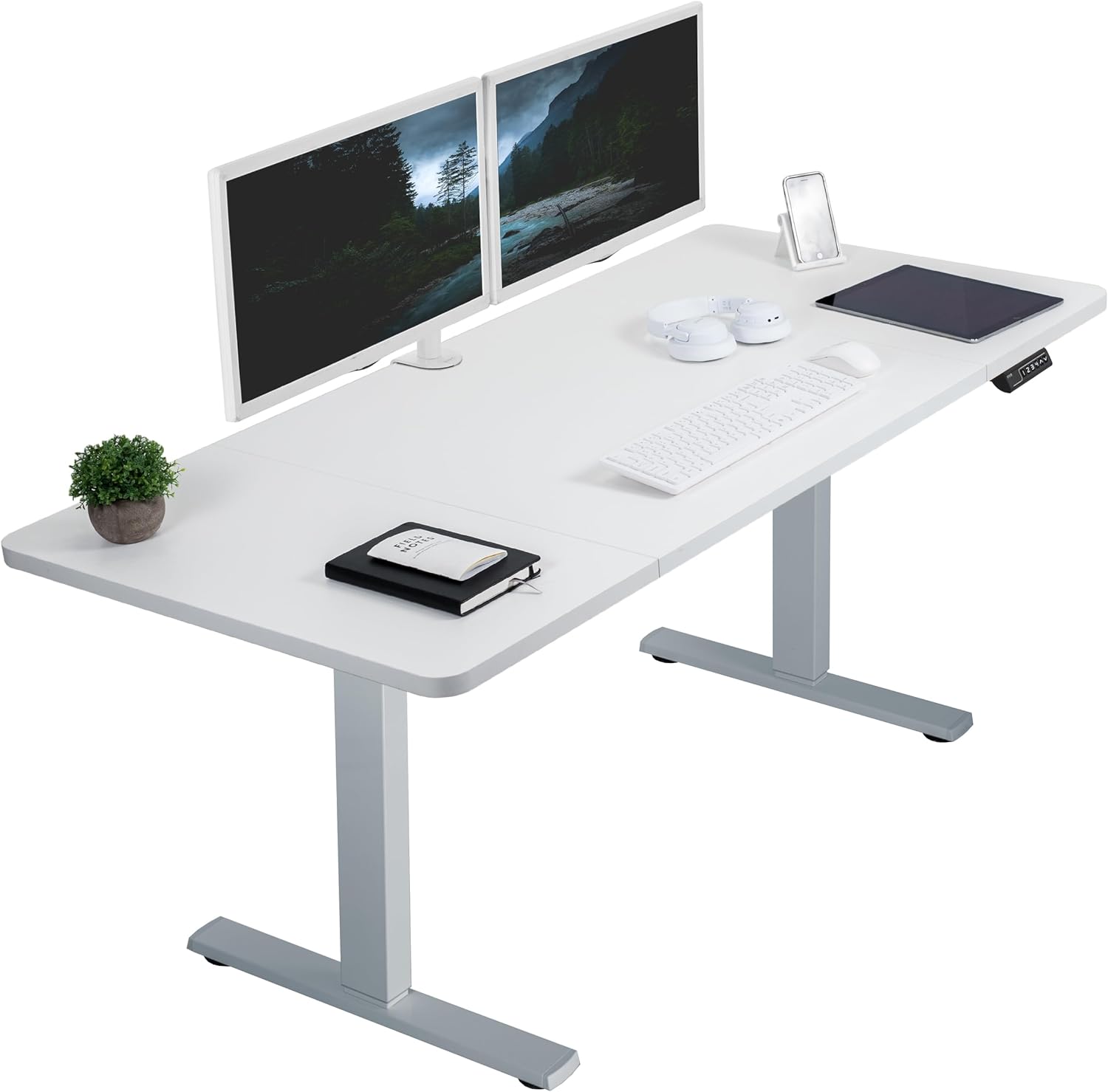 White Top / Gray Frame