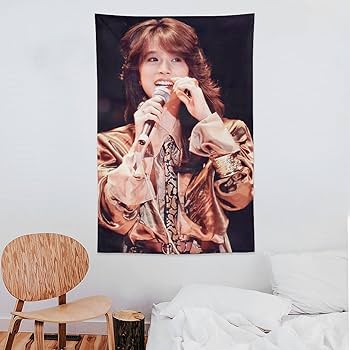 Amazon.co.jp: [Lisianthus] 中森明菜 タペストリー ポスター 壁飾り