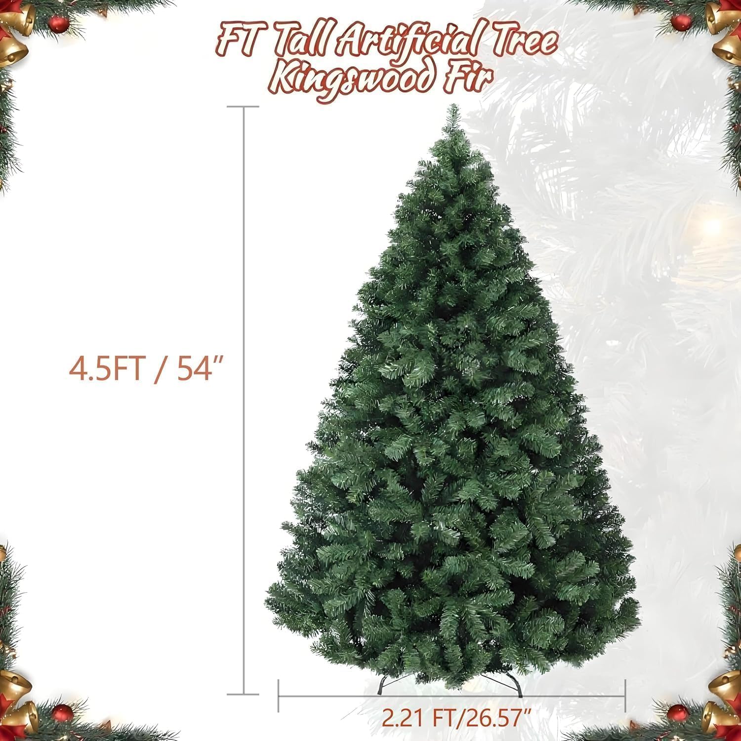Künstlicher Weihnachtsbaum, Dichter Hochwertig-Nadelbaum