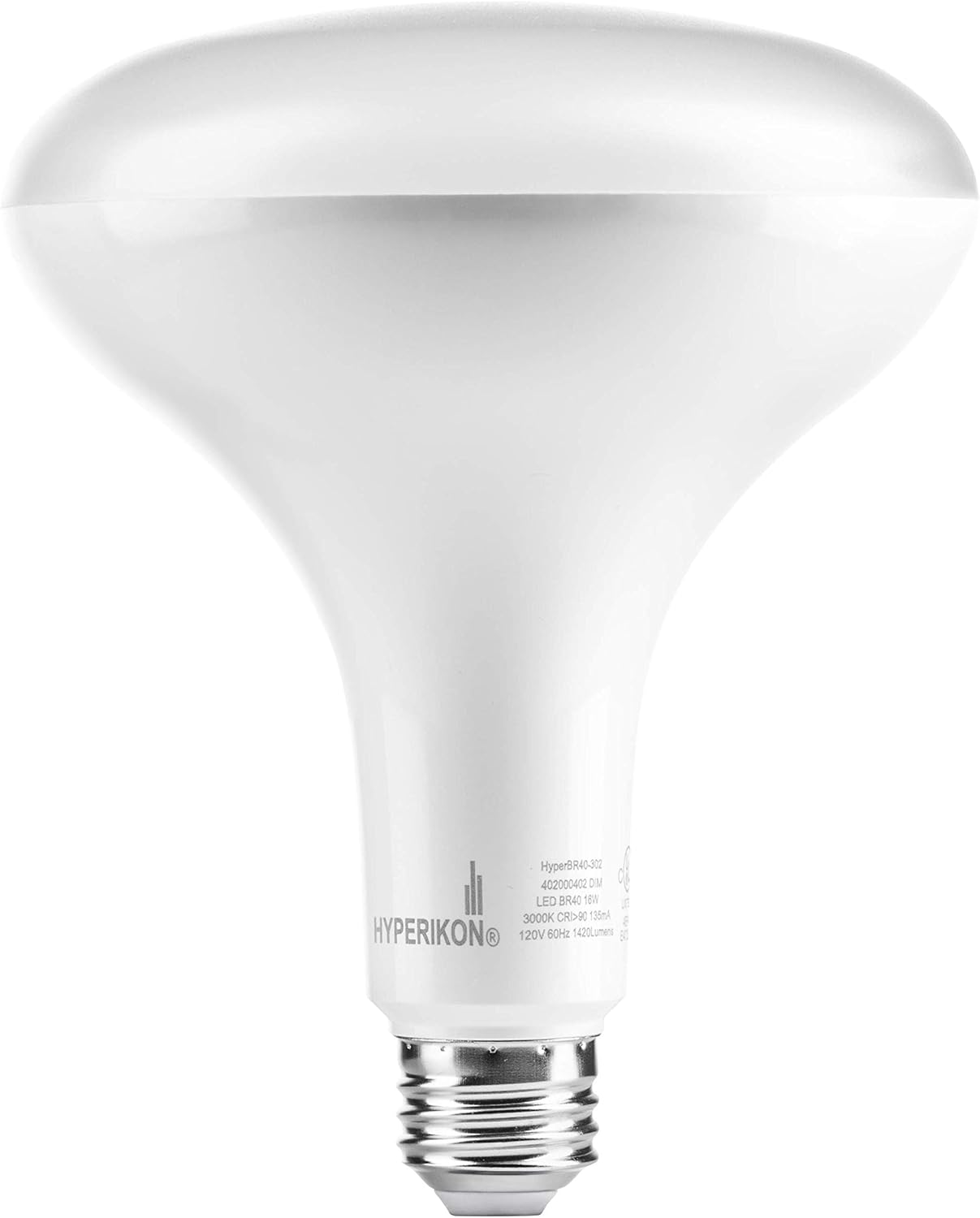 Hyperikon BR40 LED Bulb Dimmable, Daylight Glow