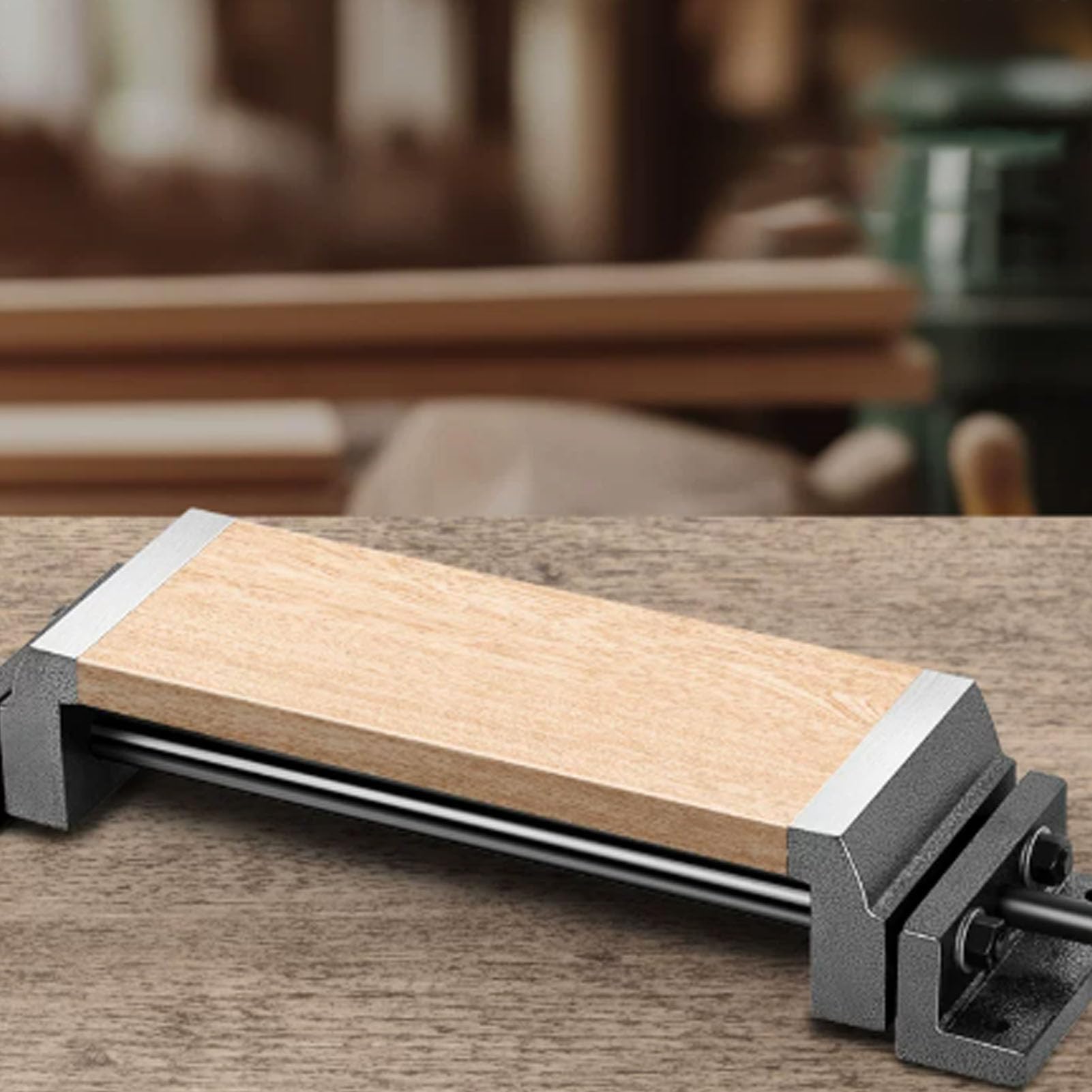 Morsa da Banco per la Lavorazione del Legno Morsa da Banco per Carichi Pesanti in Ghisa da Multiuso con Ganasce per Tubi Integrate Incudine Posteriore per Progetti di