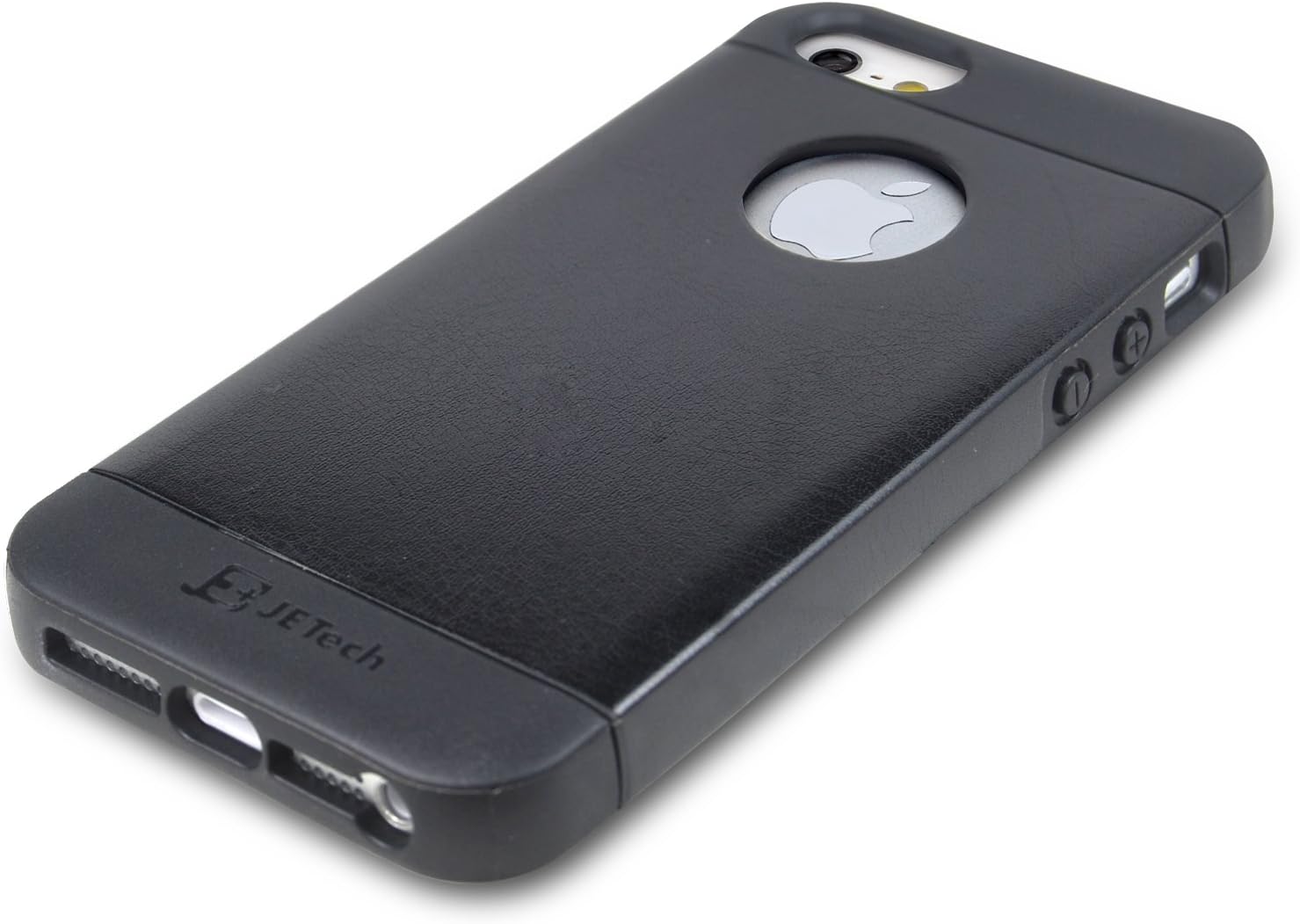 iPhone 5 Case, JETech Luxury iPhone 5 5S Case Bumper Cover 2014 Version for Apple iPhone 5/5S Logo Cut-Out for Verizon, AT&T Sprint, T-mobile, Unlocked (Black)