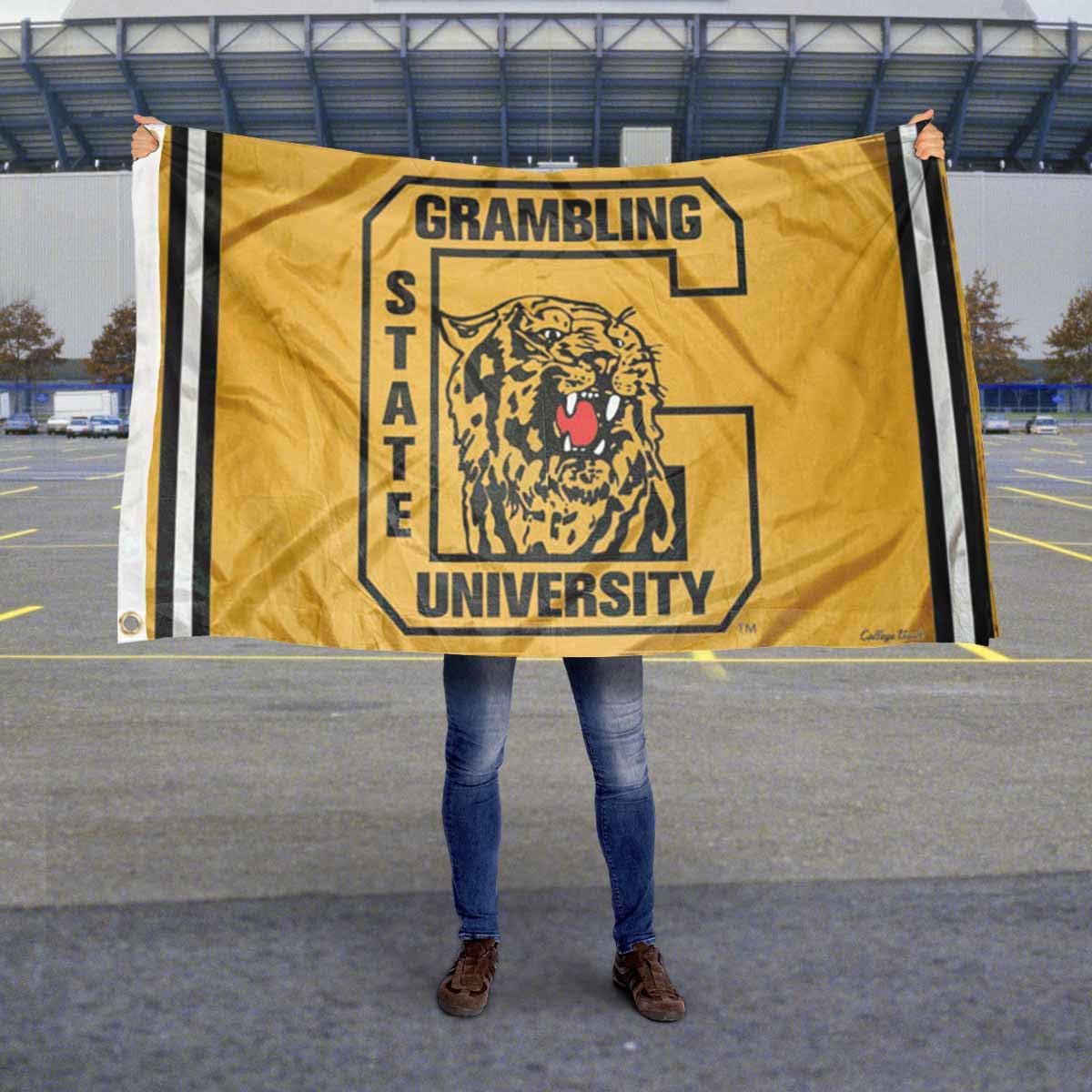 Grambling State Tigers Vintage Retro Throwback 3x5 Banner Flag - Image 5