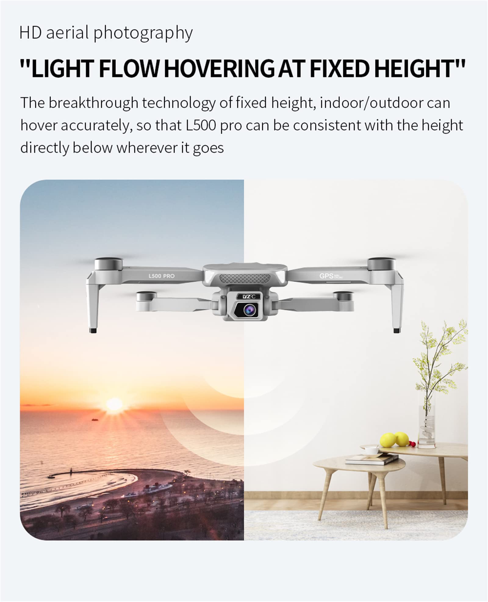 Drone GPS Con Fotocamera 4K, Quadricottero RC 5G Con Ritorno Automatico, Seguimi, Motore Brushless, Volo Circolare, Volo Waypoint, Mantenimento Dell'altitudine, Modalità Senza Testa, 2 Batterie