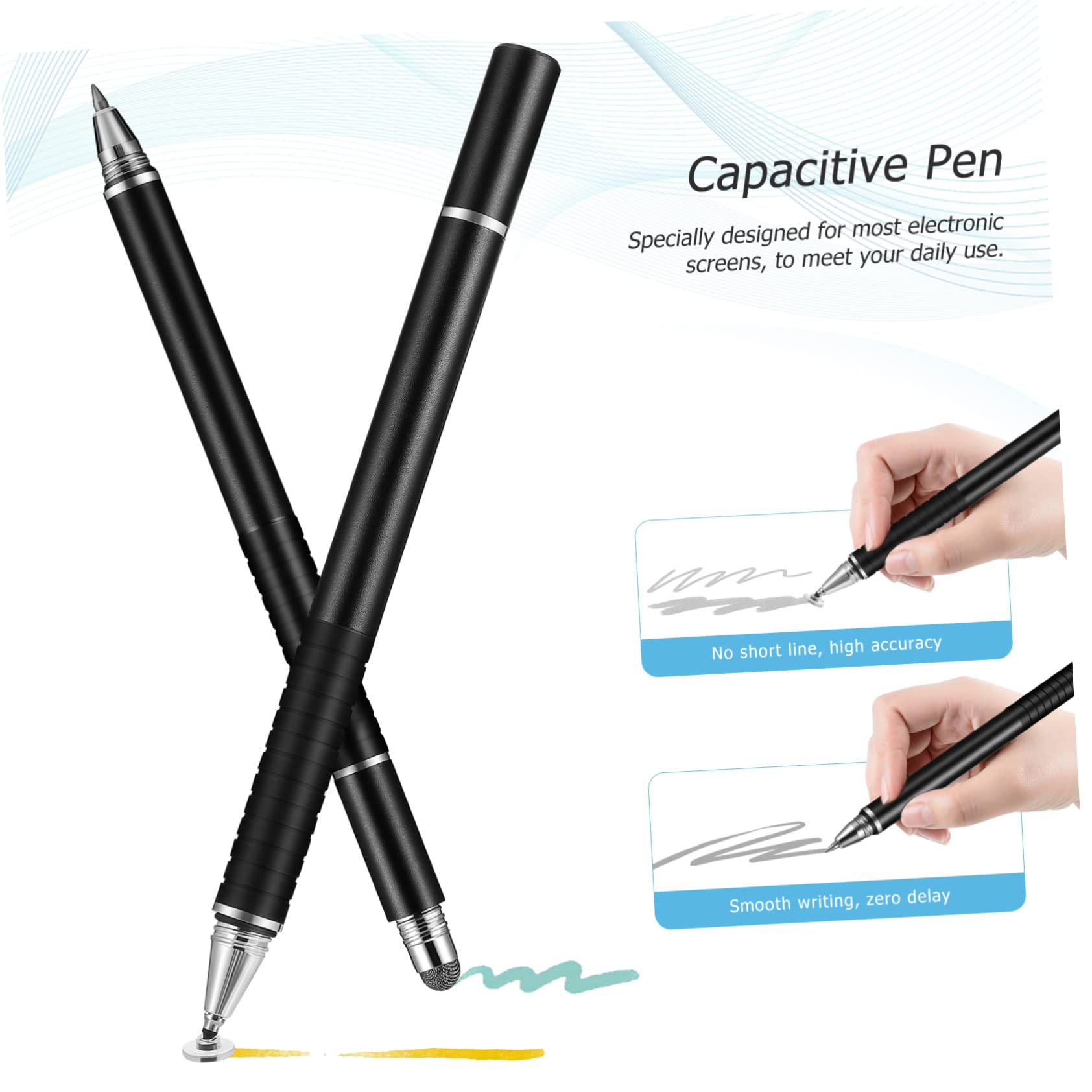 Hemobllo 6pièces Stylus Capacitif pour Écrans Tactiles Stylet Innovant Et Résistant Aux Rayures Accessoire Pratique pour Tablettes Et Smartphones Compatible avec Les Écrans Tactiles