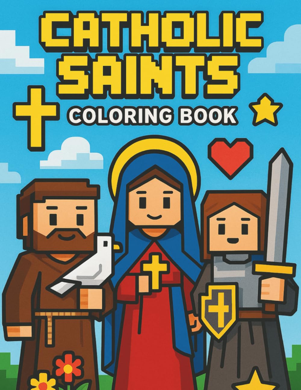 Catholic Saints: Coloring Book