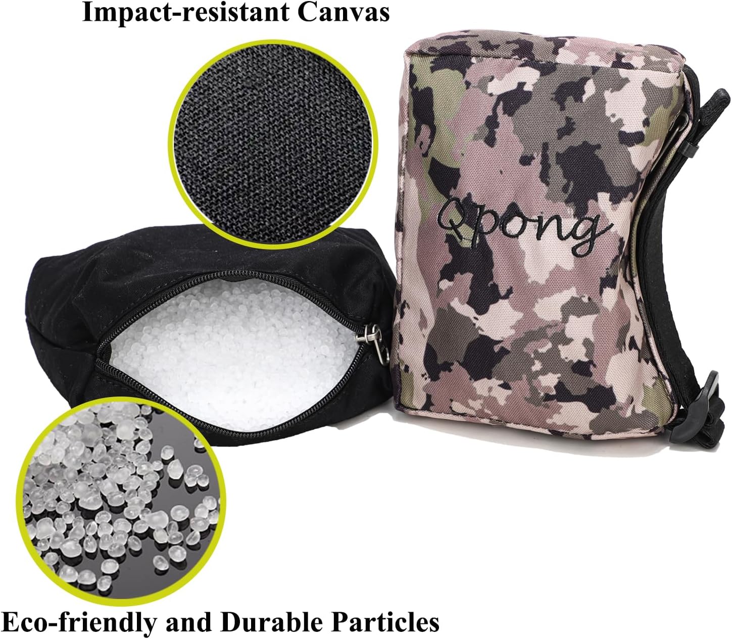 Tactical Shooting Rest Bag Rear Squeeze Bag Long Range Rifle Rest, Shooting Sand Bags for Rifles Outdoor, Range, Shooting, Hunting