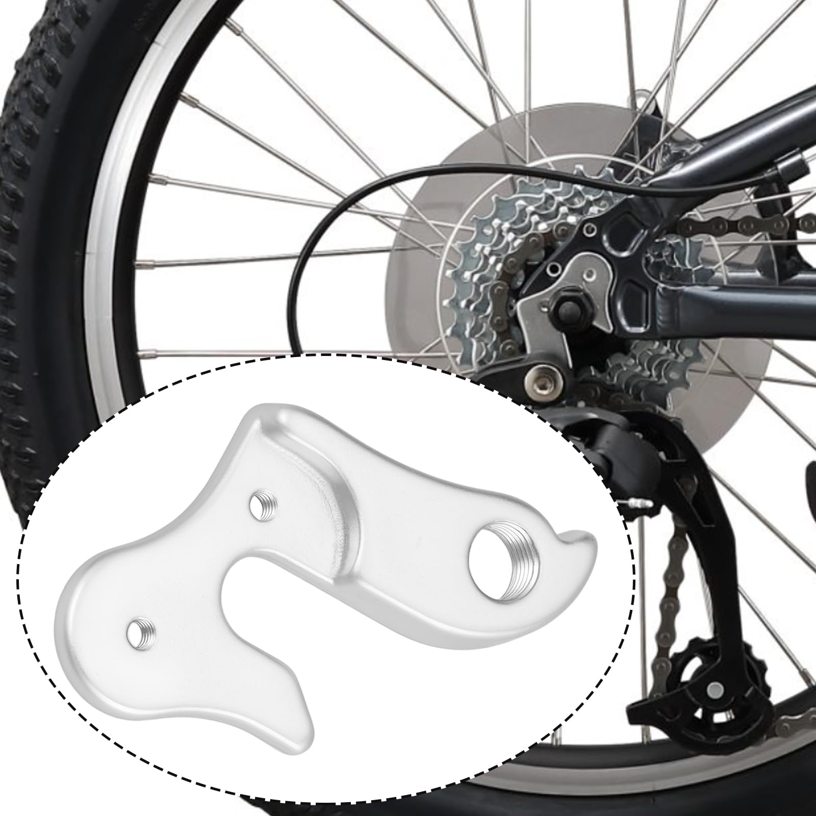 Wieszak na przerzutkę rowerową 913000-001 kompatybilny z Mongoose Kompatybilny z Norco