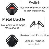 Vista 2 de Clip universal para arnés de pecho para asiento de bebé y arnés de pecho para asiento infantil, hebilla de repuesto universal para niños, protector