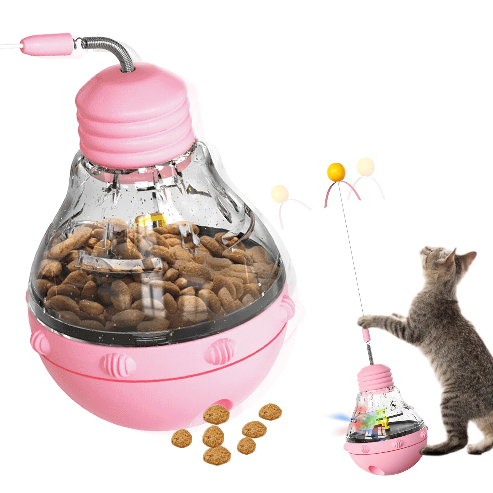 Jouet interactif pour chat d'intérieur : le compagnon anti-ennui pour vos absences