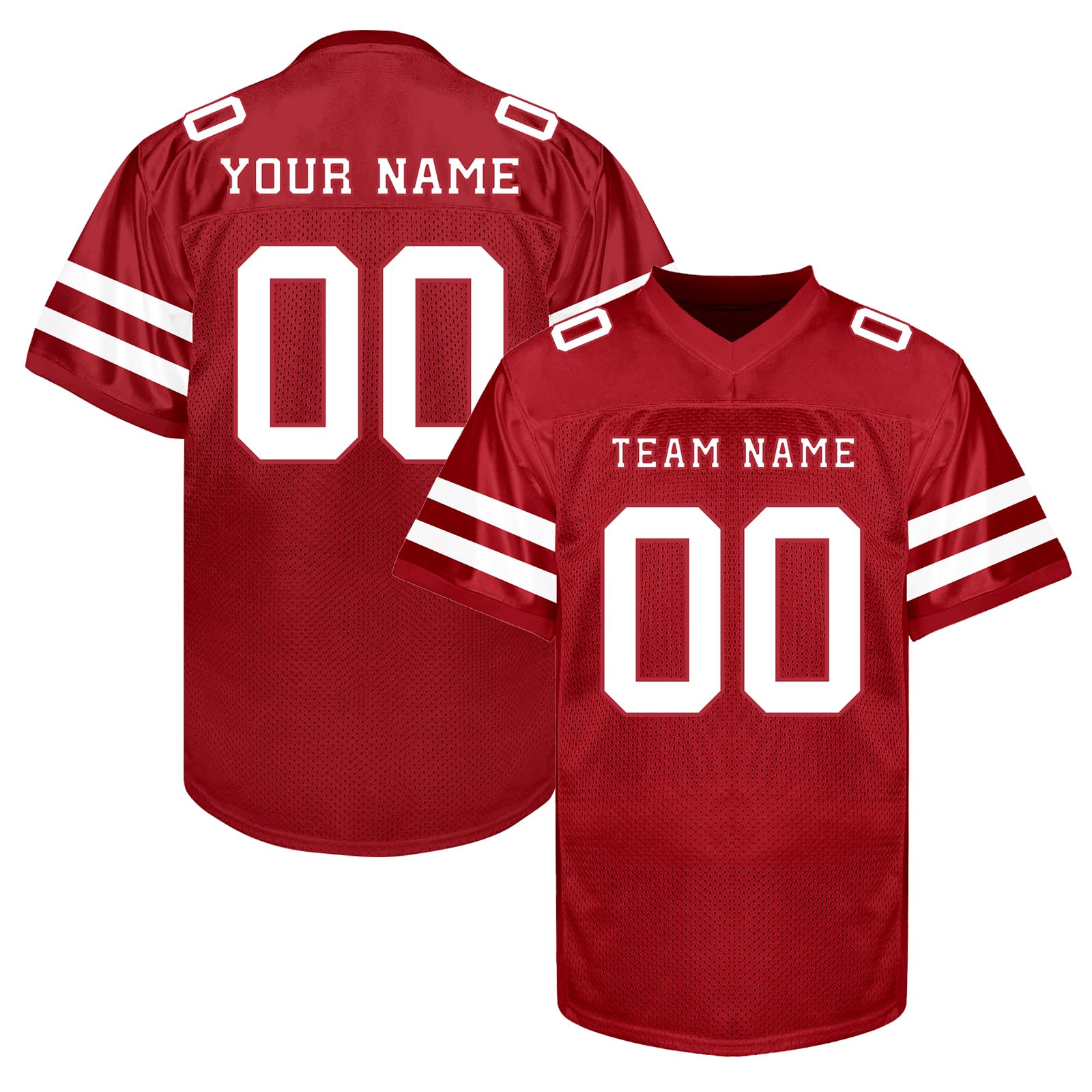 Custom Football Jerseys Personalized Printed Name Number Customized Sports Uniform Gifts for Men Women Youth