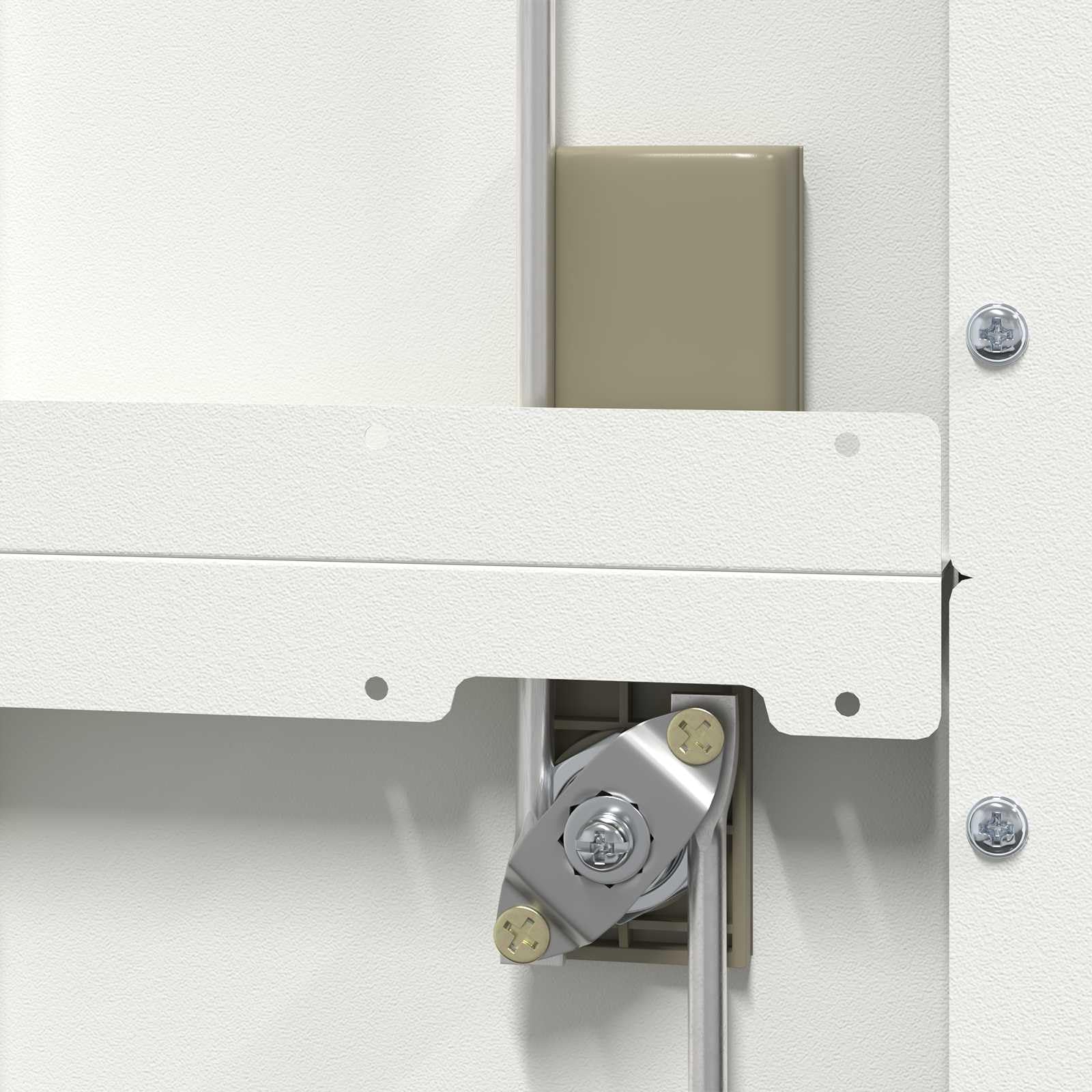 vidaXL Aufbewahrungsschrank Weiß 60 x 40 x 200 cm Stahl, Industrieller moderner Büroschrank, freistehende abschließbare Aufbewahrungslösung, robuster Stahl-Organizer, geräumige und sichere Einheit