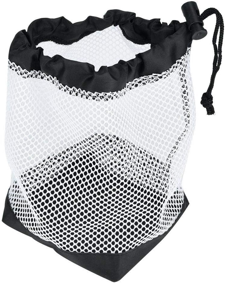 BOROCO Golf Ball Mesh Bag, Holds 36 Balls Lightweight Nylon Drawstring Closure