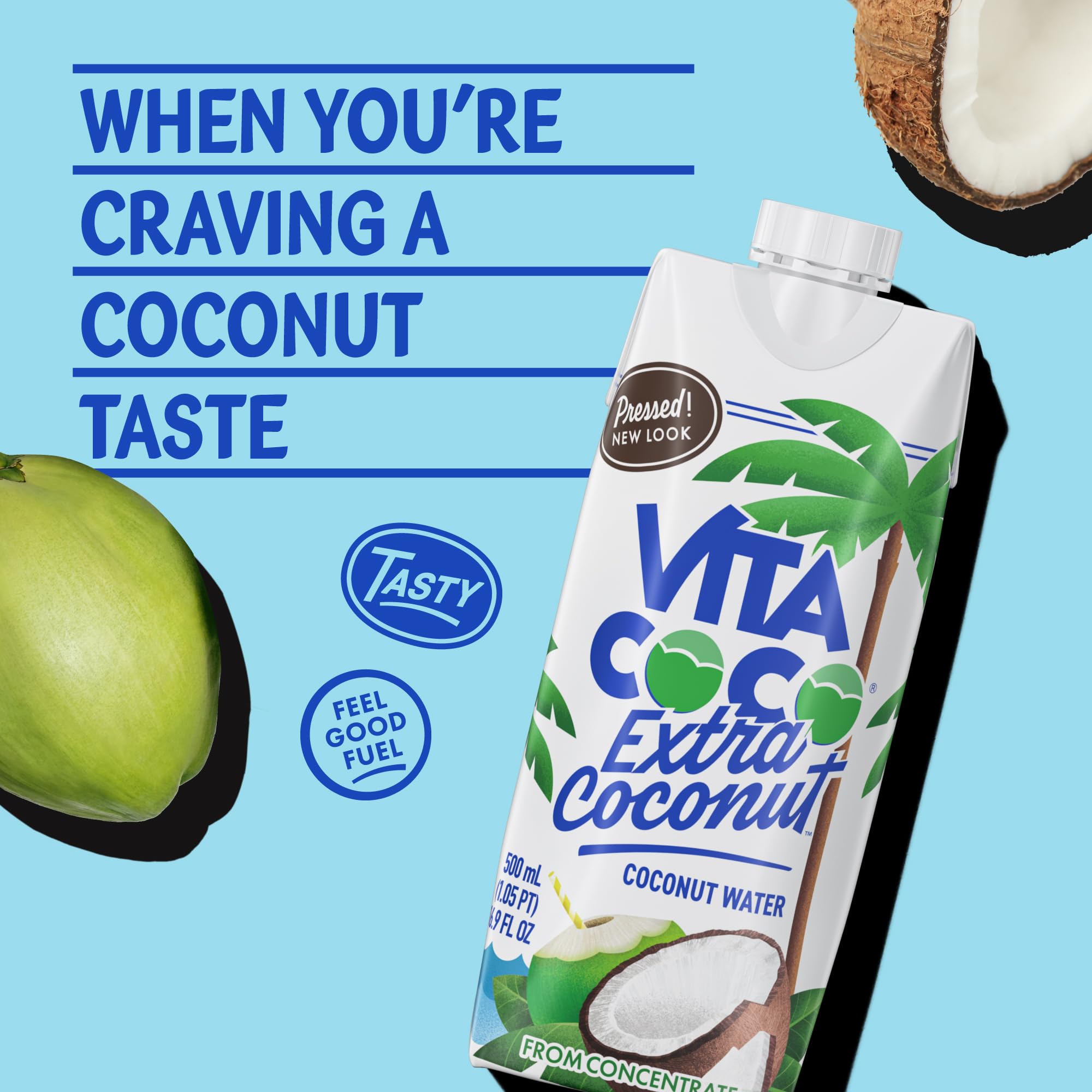 Vita Coco Pressed Coconut 16.9 Fl Oz (1 Count)