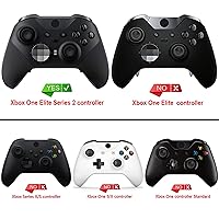 Vista 2 de playvital Samurai Edition Anti Slip Silicone Case Cover for Xbox Elite Wireless Controller Series 2 Core, Ergonomic Soft Rubber Skin Protector for