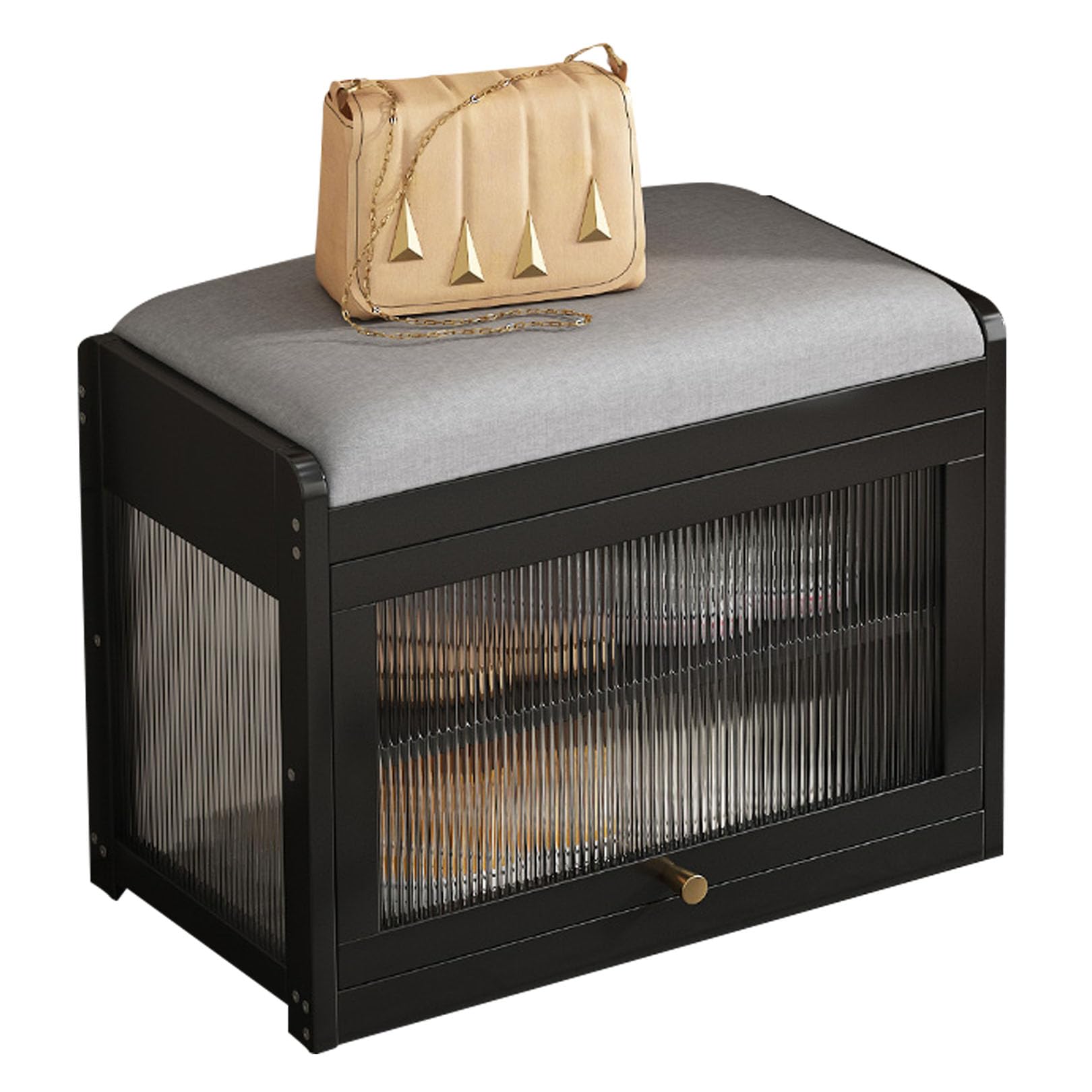GDMDPTE Wooden Shoe Storage Bench for Entryway 2 Tier Shoe nizer 330 lb Capacity & Stylish Entryway Furniture Space Saving Shoe Rack & Cabinet