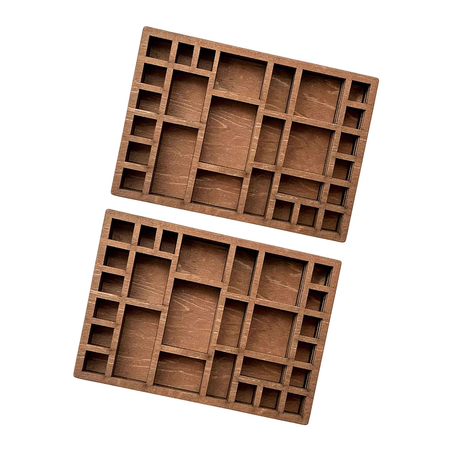 Msioytog C Bucoli Wood Display Shelf Wooden Rystal Organizers Tray For Gemstones Jewelry And Ollectibles With Sturdy Onstruction Wooden Mineral Display Tray