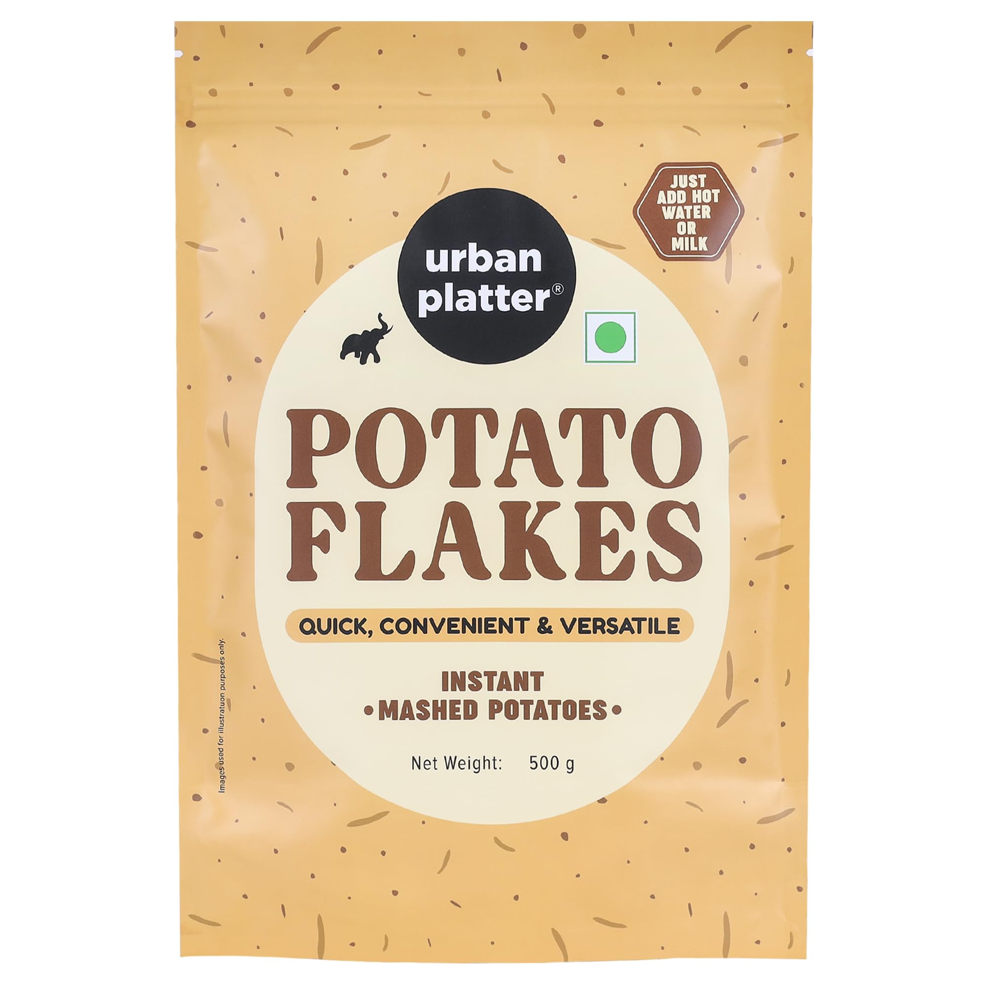 Urban Platter Potato Flakes, 500 g (Dehydrated Potato Flakes | Ready to Use Dried Potato Bits | Quick and Convenient) (B07F6BB5NL) Amazon Price History, Amazon Price Tracker