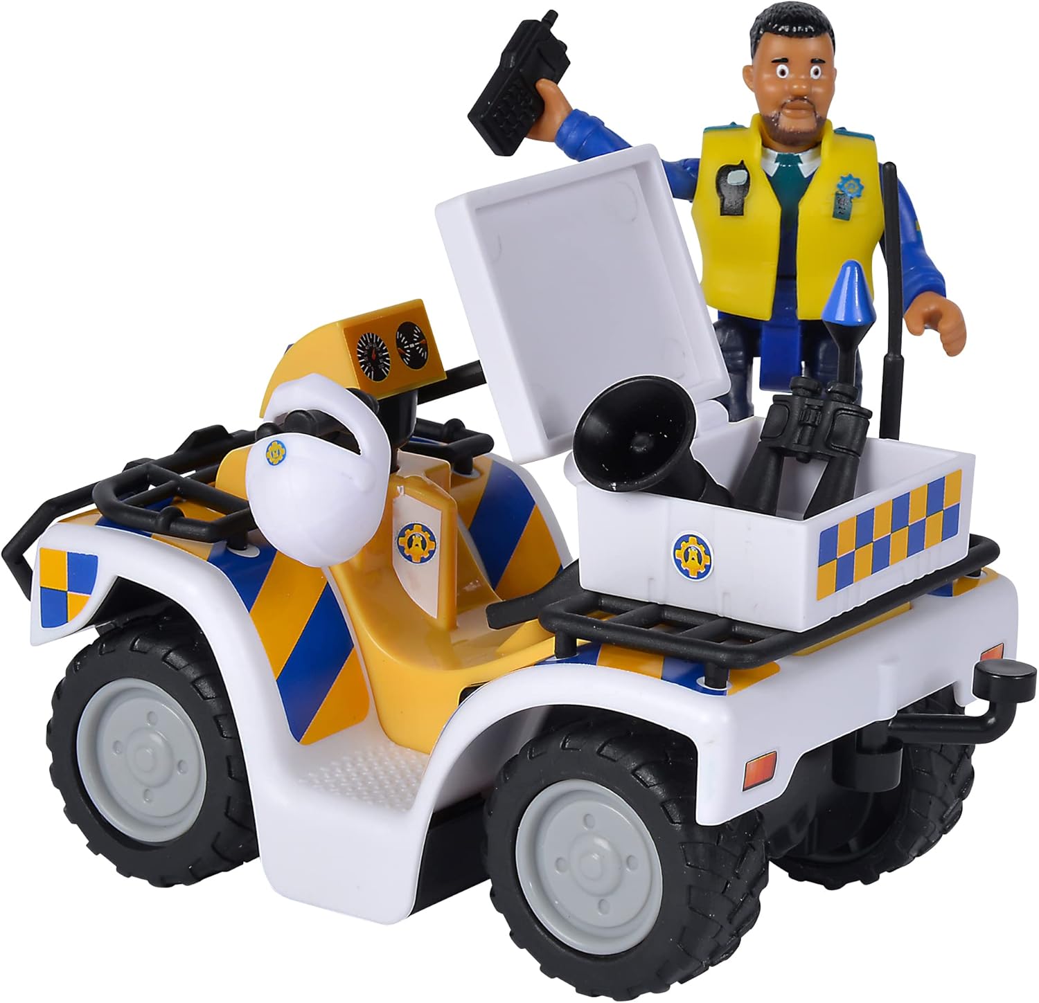 SIMBA Fireman Sam Quad Police with Malcolm Figure