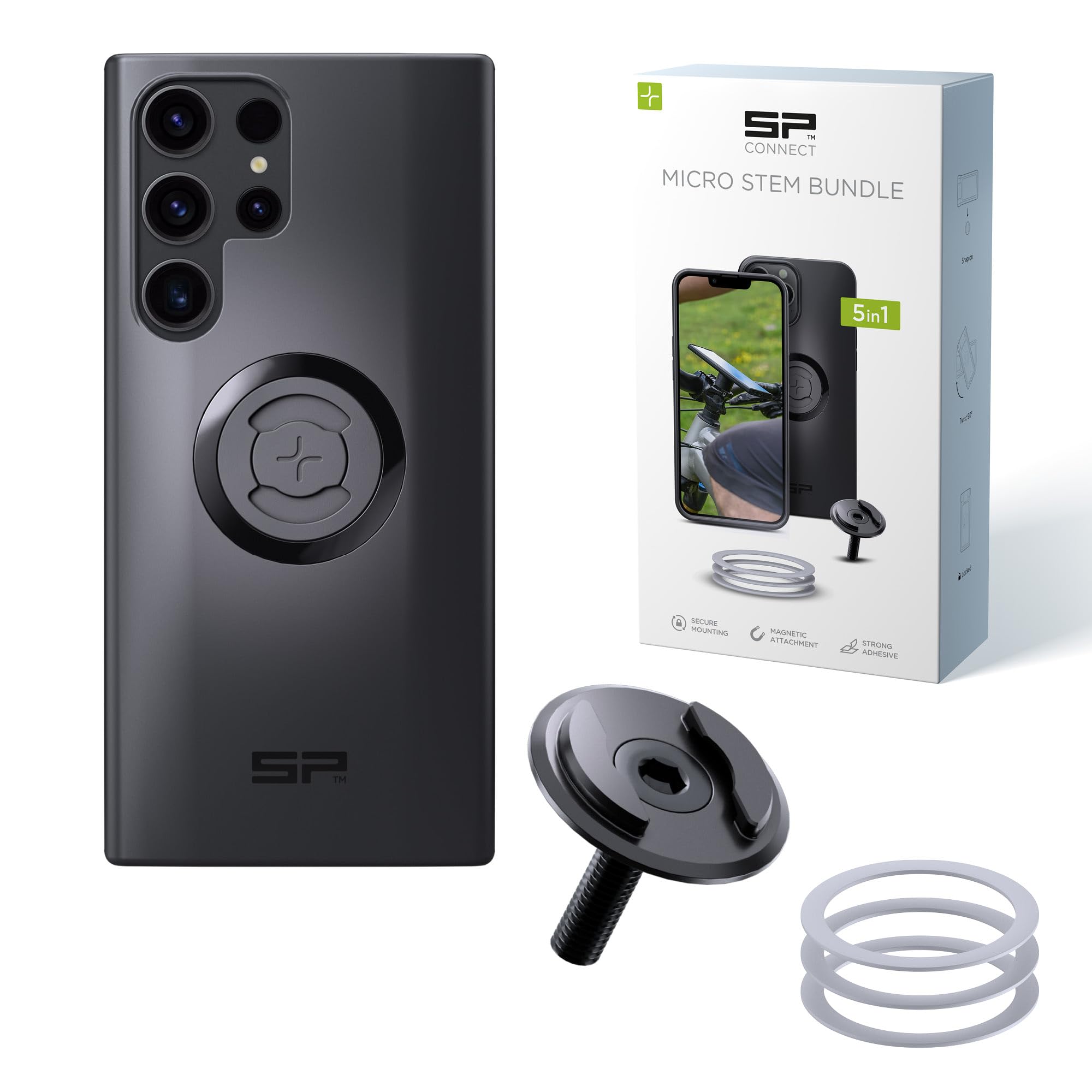 handyhalterung fahrrad samsung s22 ultra SP CONNECT Micro Stem Bundle | SPC+ | für Handy Halterung für den fahrradlenker | Smartphone Halterung GRÖSSENBEREICH:XL DIAMOND DRESSING GEARS migration_lindlau
