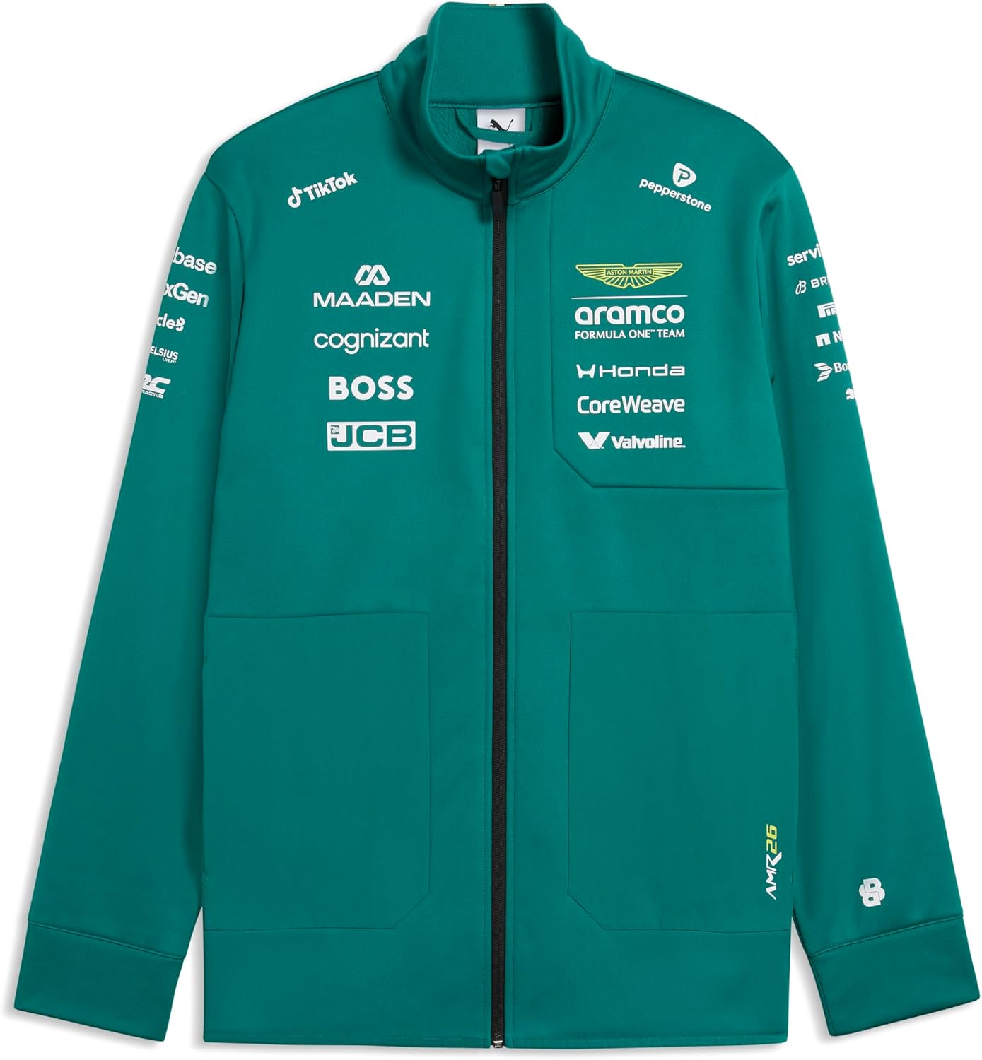 PUMA Aston Martin F1 2026 Team męska kurtka softshellowa - zielona