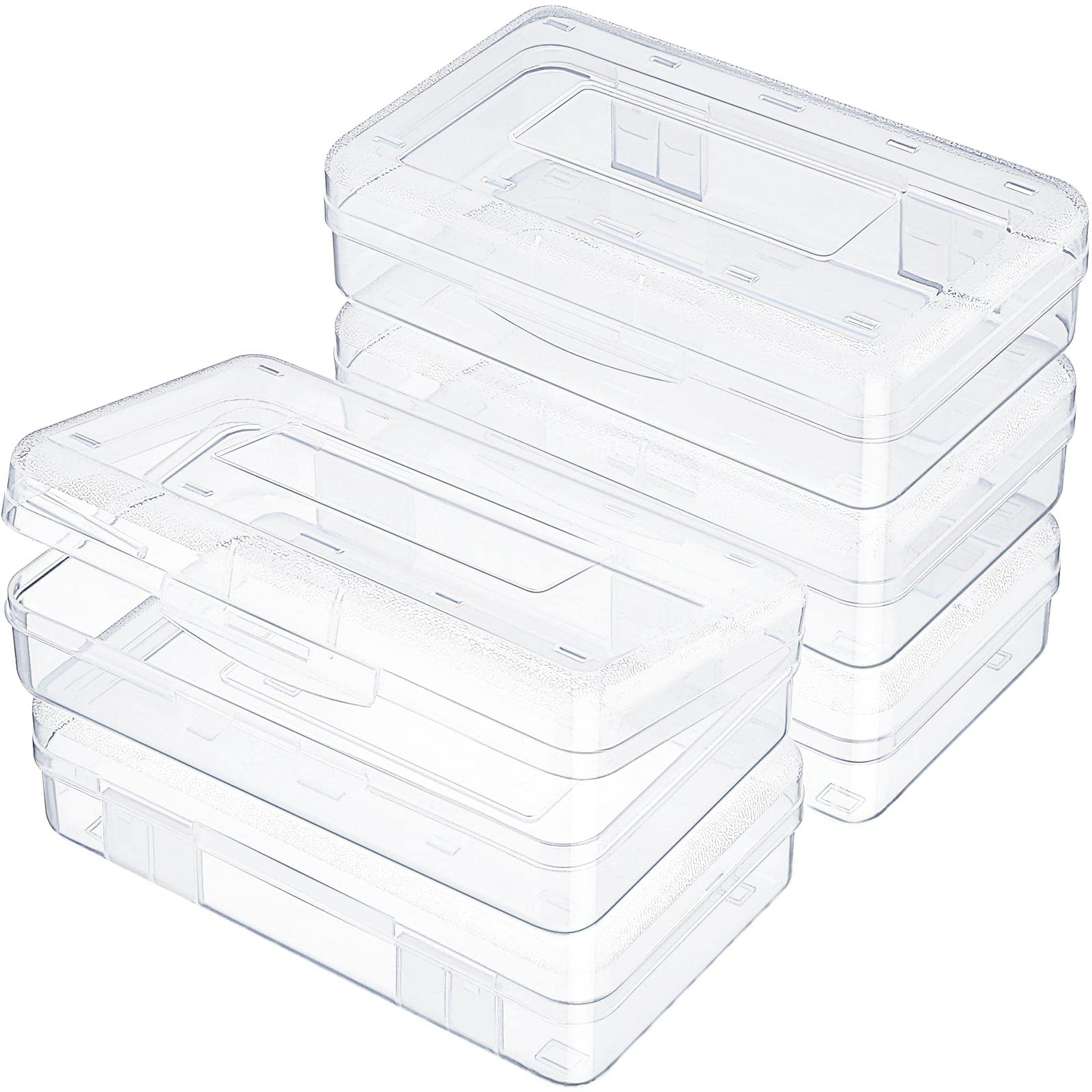 Boîte à crayons en plastique transparent Outus : étui de rangement de bureau grande capacité
