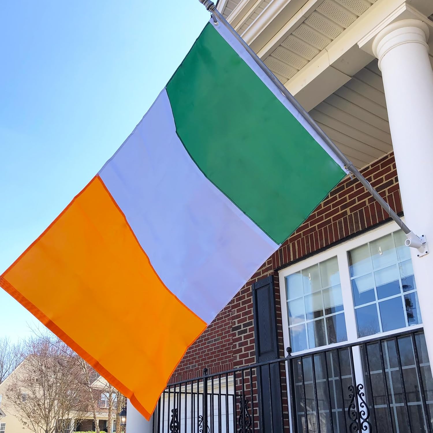 Irish Flag 3X5 Feet Outdoor Ireland Flag for Outside Heavy Duty Irish National Country Flags for St Patricks Day with 2 Brass Grommets - Image 7