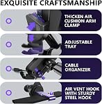 Mosurr Phone Holder Car Mount: Dual Installation (Suction & Vent Clip), 360° Rotation & Telescopic Arm for Stable GPS Navigation, Hands-Free Calls, Driving Safety, Gifts fits for All Phones 4.7-7 Inch