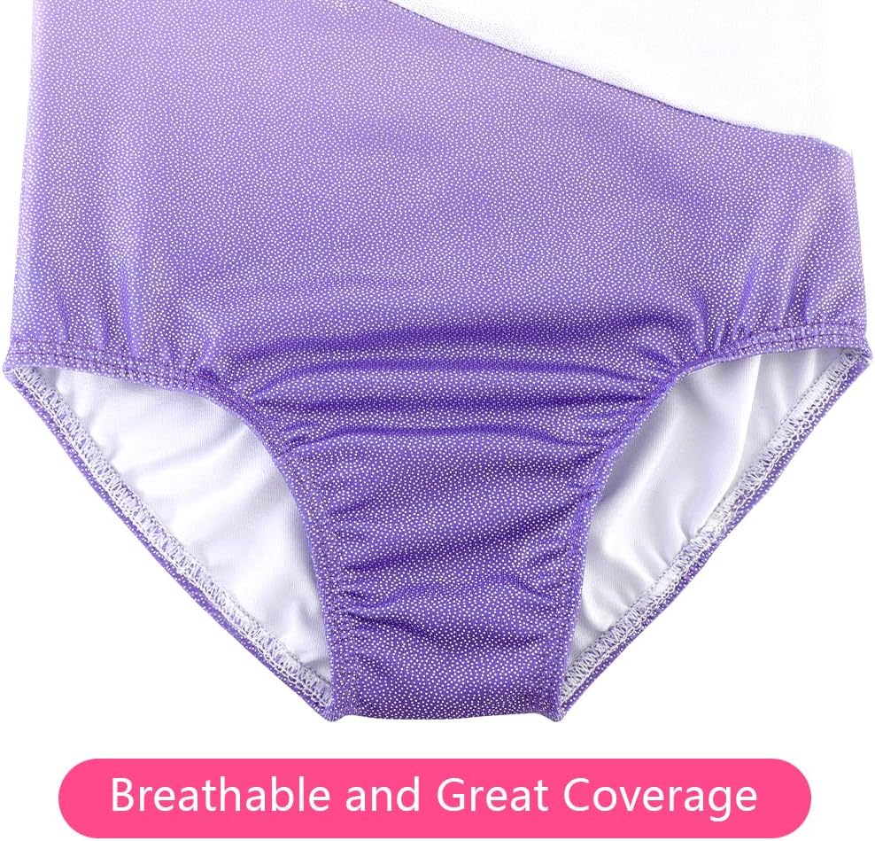 DAXIANG Long Sleeve Gymnastics Leotards for Girls Gymnastics Ballet Outfit Dance Leotard for Kids Girls Toddler 2-14 Years