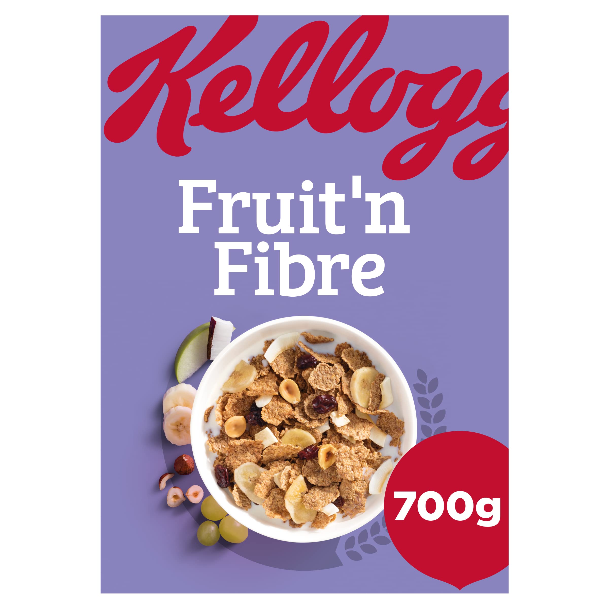Kellogg's Fruit 'n Fibre Breakfast Cereal Box, 700g