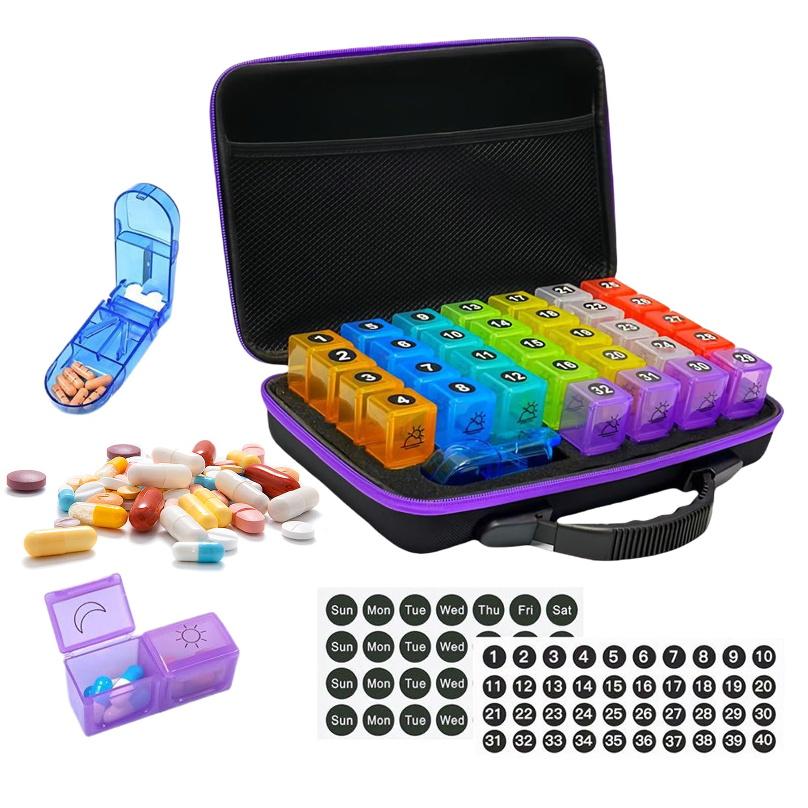 Pilulier Support Gestion Et Rangement Médicaments