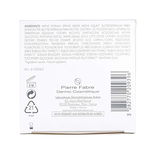 Miniatura 3 de Eau Thermale Avène RICH Crema nutritiva revitalizante, hidratante facial ultra nutritiva, no comedogénica, 1.6 onzas líquidas