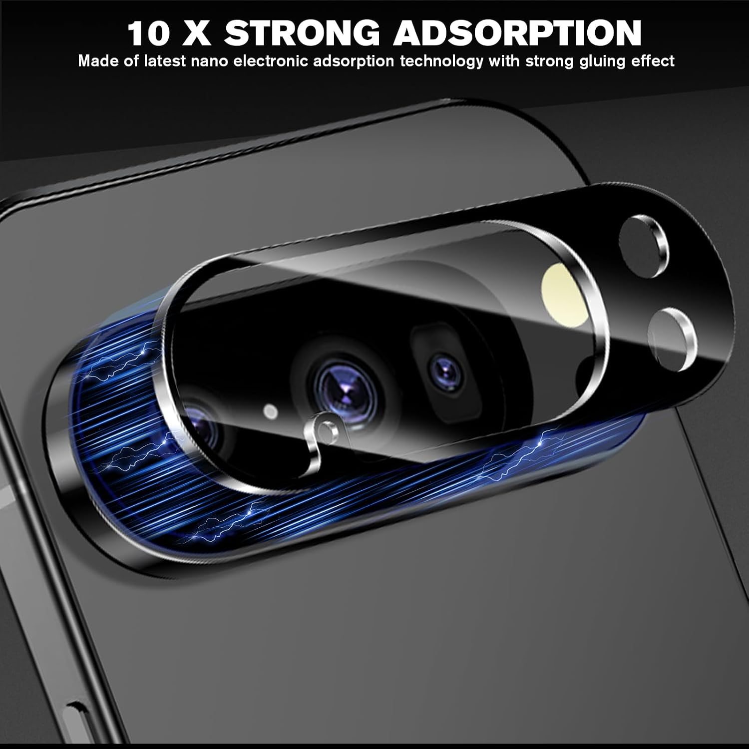 3 Pack for Google Pixel 10 Pro XL Camera Lens Protector,Tempered Glass 9 Hardness,Anti-Scratch High Definition Camera Screen Protector for Pixel 10 Pro XL
