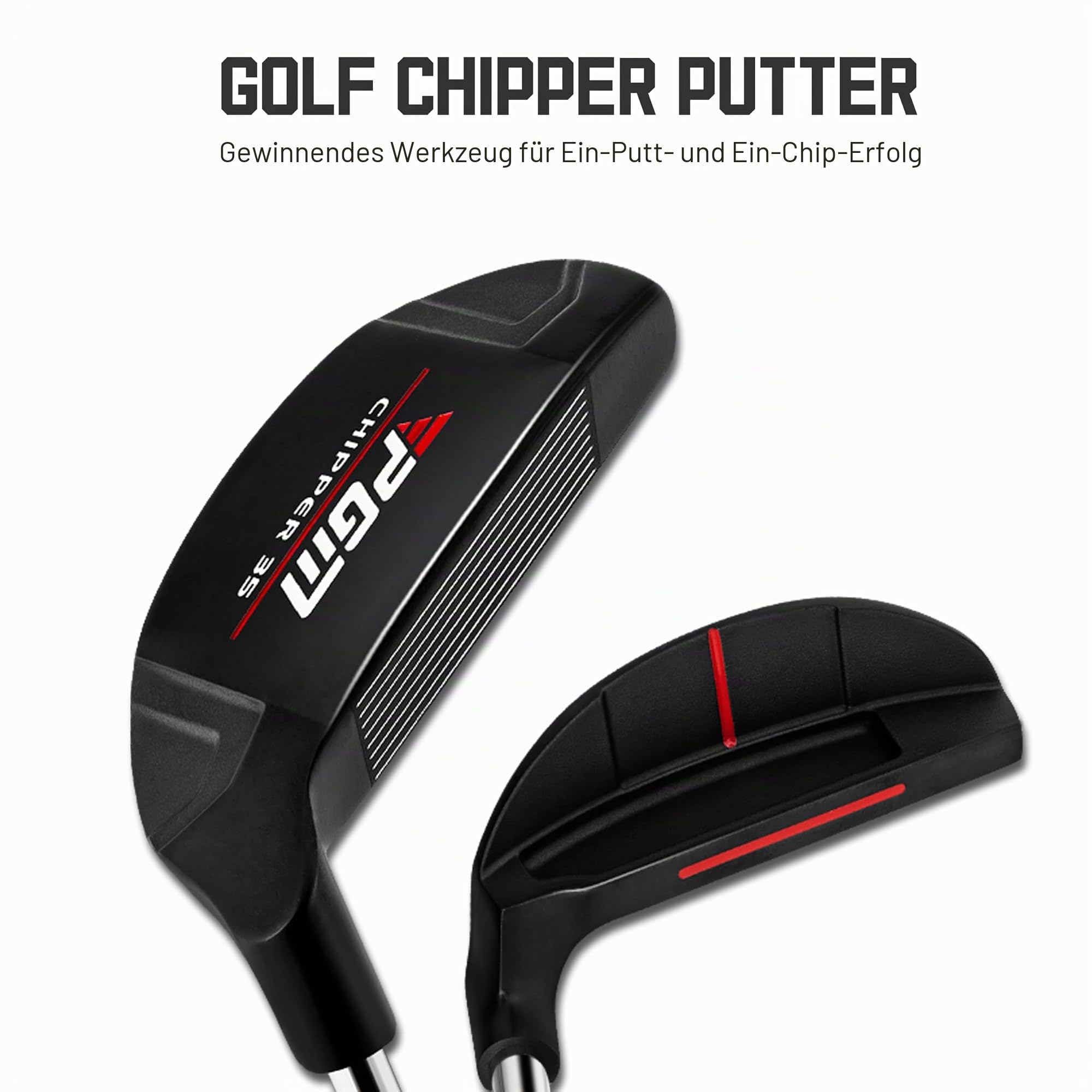 PGM Premium Sandkeil, Lob Wedge für Damen & Herren - Easy Flop Shots - Legal für Turnierspiele, schneidet schnell Schläge aus Ihrem kurzen Spiel - High Loft Golfschläger