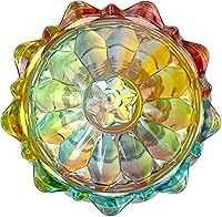 Vista 37 de Colorful Crystal Glass Candy Snack Barrel Storage Jar Embossed Luxury Cookie Buffet Canister With Lids Jewelry Box Jar Biscuit Containers