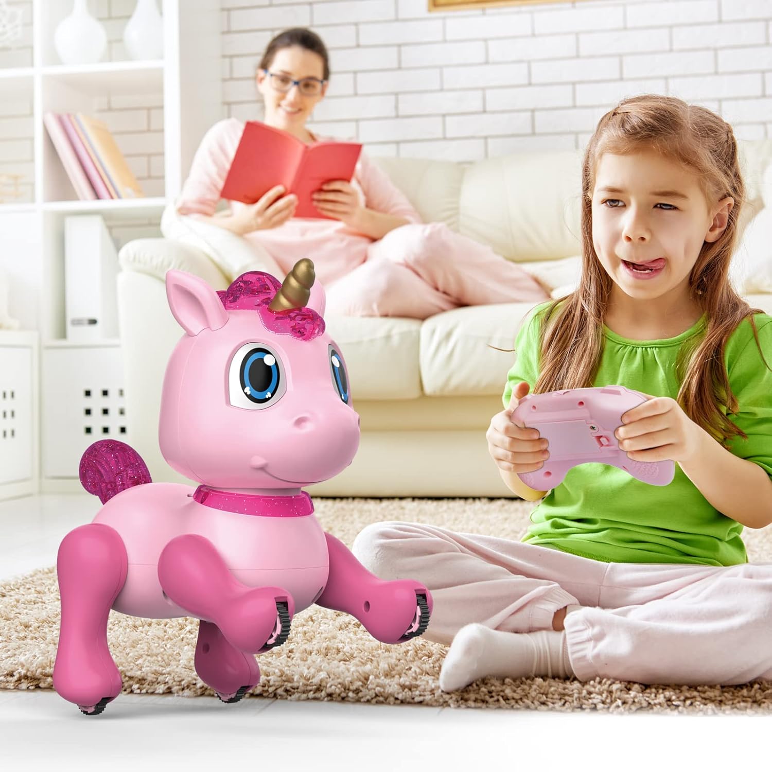HiTech Remote Control Robot Unicorn Toys for Kids Aged 4 5 6 7 8 9 10