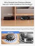 Lefant M2 Plus Robot Vacuum and Mop, Strong Suction with LiDAR Navigation, 75-Day Self-Emptying, 2.4/5G Wi-Fi/App/Alexa, 190° PSD Obstacle Avoidance, Hard Floors and Carpet, Black