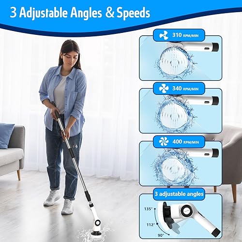 Miniatura 6 de Cepillo de limpieza, depurador eléctrico de la vuelta