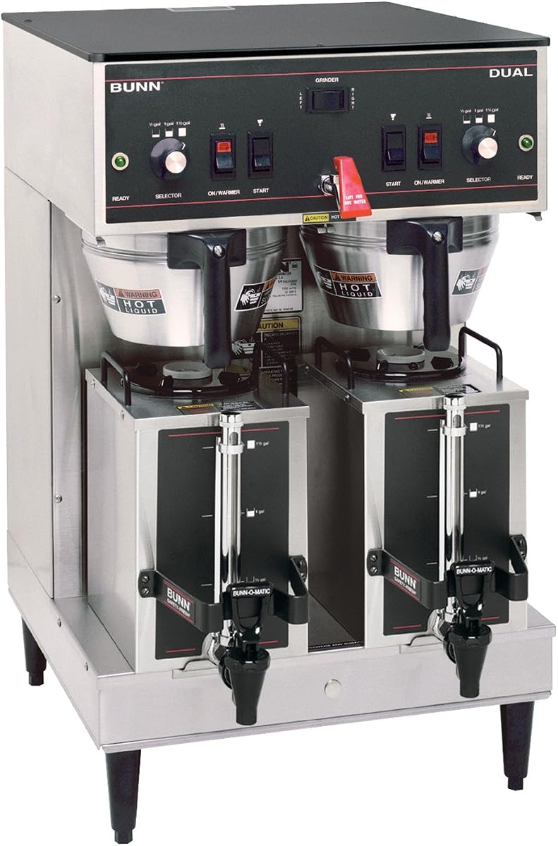 BUNN 20900.0011 Dual Satellite Brewer with 1.5-Gallon Portable Server