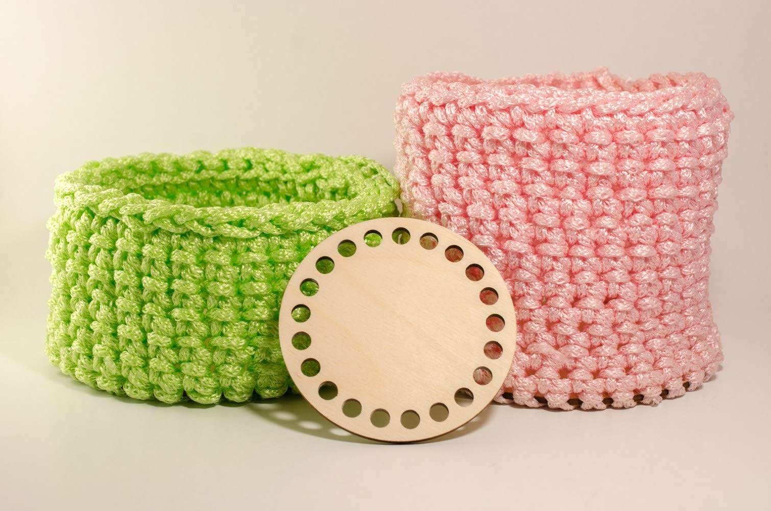 Set 9 Pezzi Basi In Legno Per Uncinetto Nicklin - Forme Rotonde E Ovali 10/15/20/30 Cm, Con Ganci, Per Fare Cestini, Borse, Progetti Fai Da Te