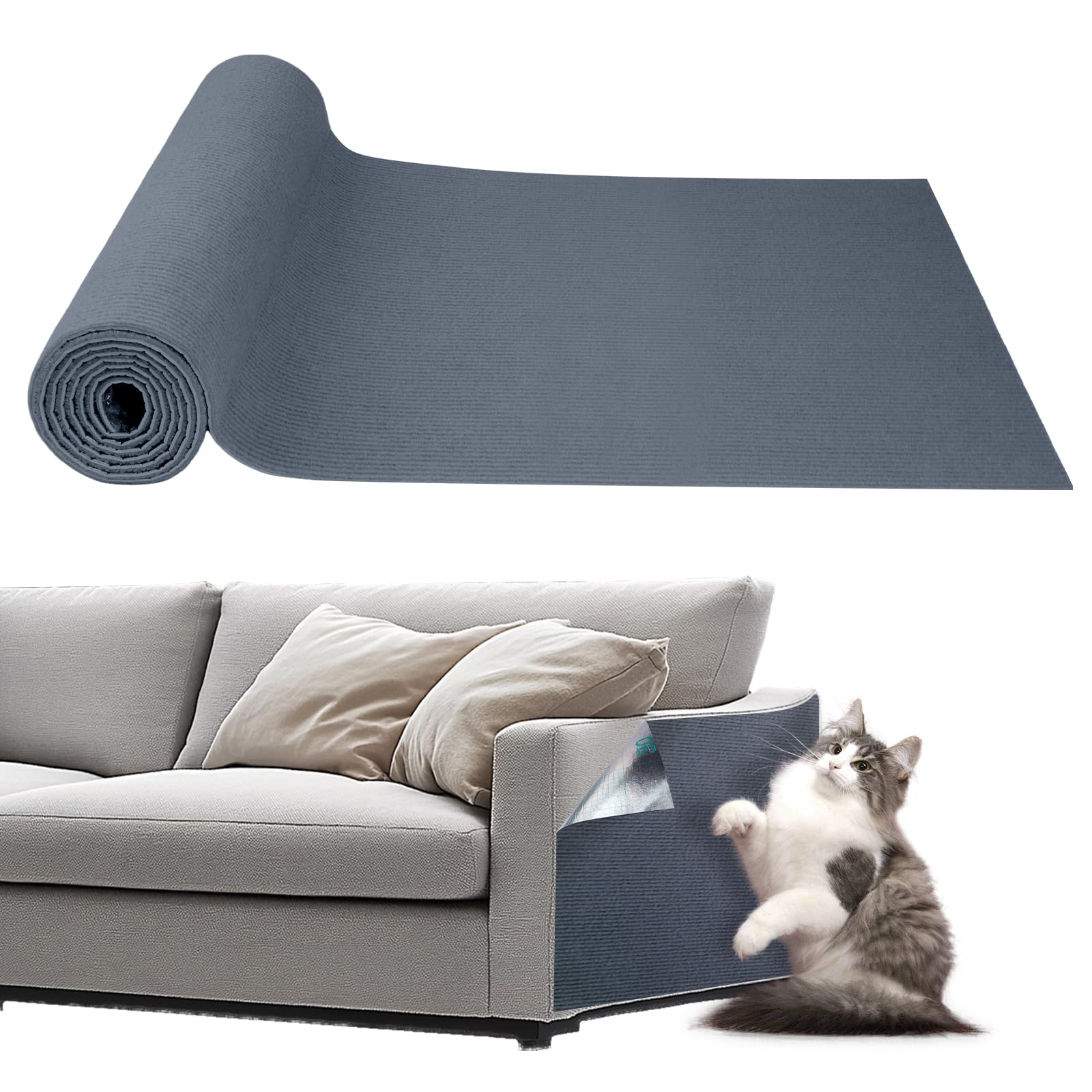 Tapis griffoir pour chat autocollant idéal pour rénover l'arbre à chat
