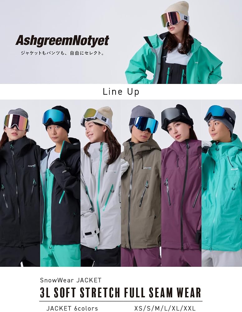 AshgreemNotyet スノーウェアジャケット Mサイズ Amazon.co.jp: [アッシュグリーム] スノーボード ウェア ジャケット