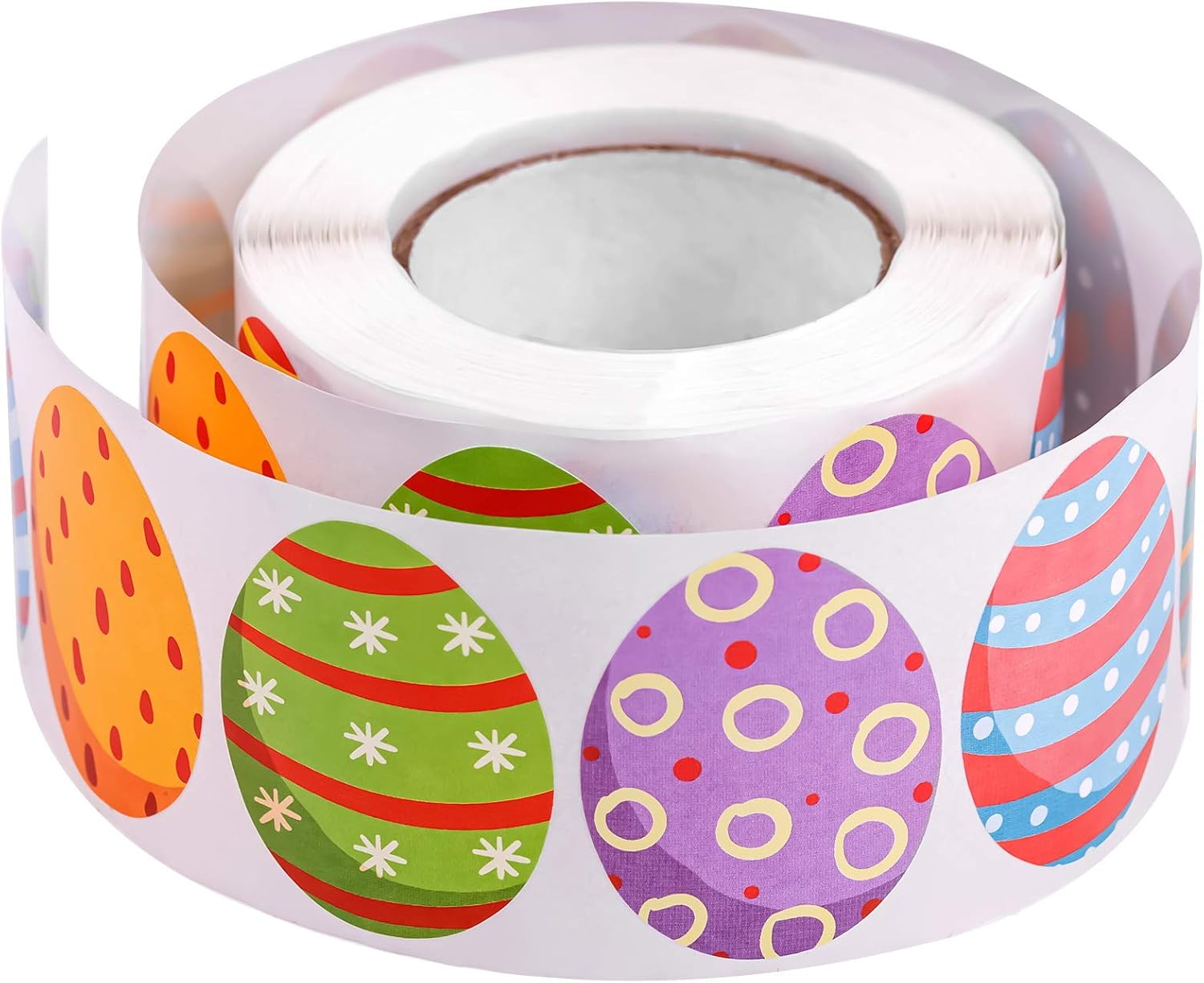 500 Pieces Easter Stickers Happy Easter Eggs Roll Stickers Assorted Easter Theme Bunny Stickers Self-Adhesive Decorative Stickers for Kids Party Supplies
