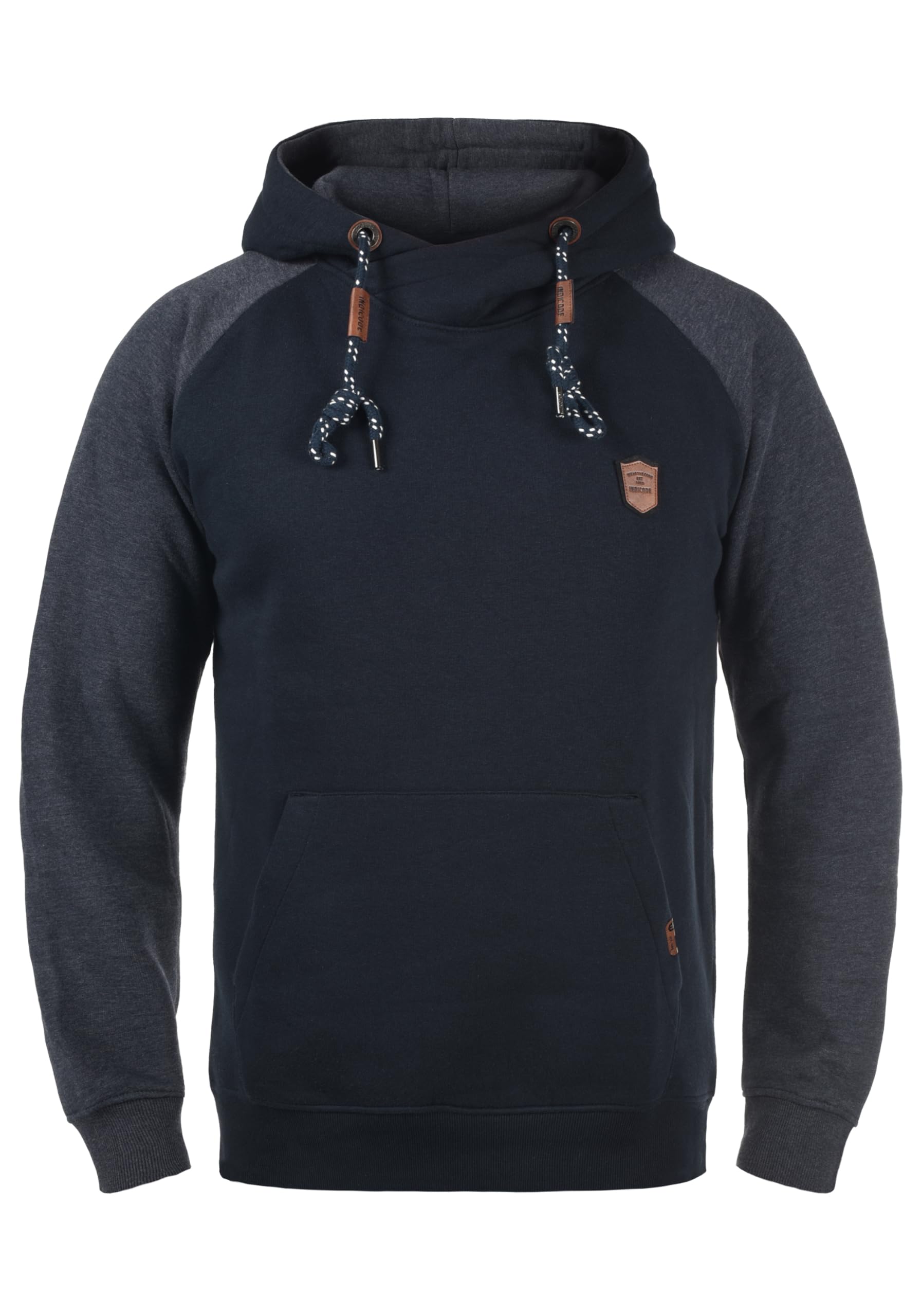 Indicode Toney Men's Hoodie Hooded Sweatshirt Jumper, Size:L, Colour:Navy (400)