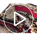 Image of Beautiful Floral Design Silk Touch Rectangular Carpet For Living Room Bedroom And Home With 1 Inch Thickness - 5 X 7 Feet (150 X 200 Cm) Red Colour.