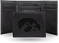 Vista 86 de NCAA Rico Industries - Billetera triple grabada con láser, con grabado láser, accesorio para hombre