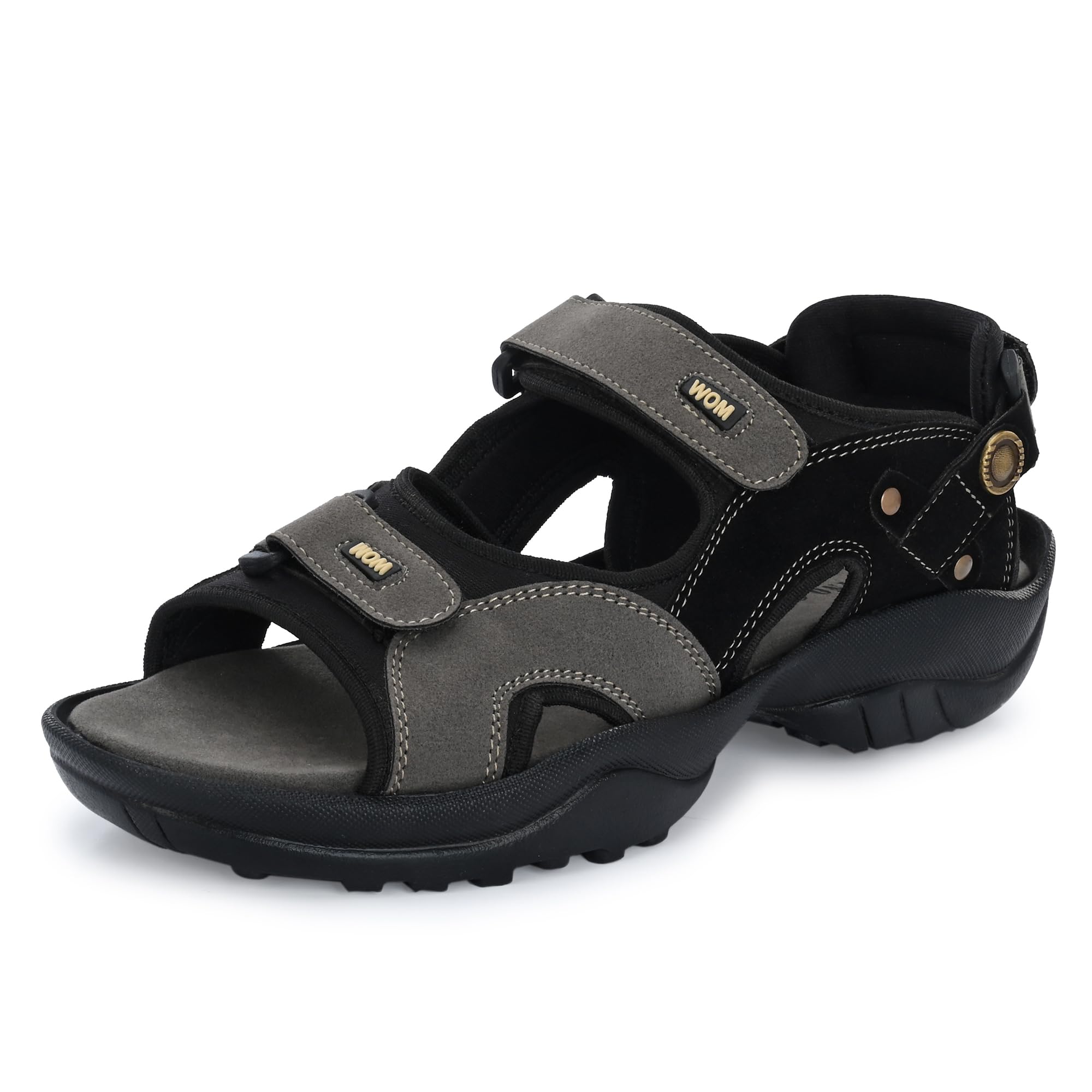 Sandals for Men | Stylish Casual Outdoor Sport Sandals |Open Toe Velcro Strap Walking Sandals | Casual Beach,Hiking Travel Sandals| Lightweight Cushioned Sole|Summer Comfort Footwear (8159)-image-37