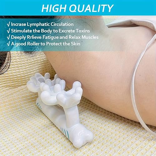 Miniatura 2 de Rodillo de masaje ergonómico para fascia, herramienta de punto de activación de tejido profundo para celulitis, liberación miofascial, drenaje