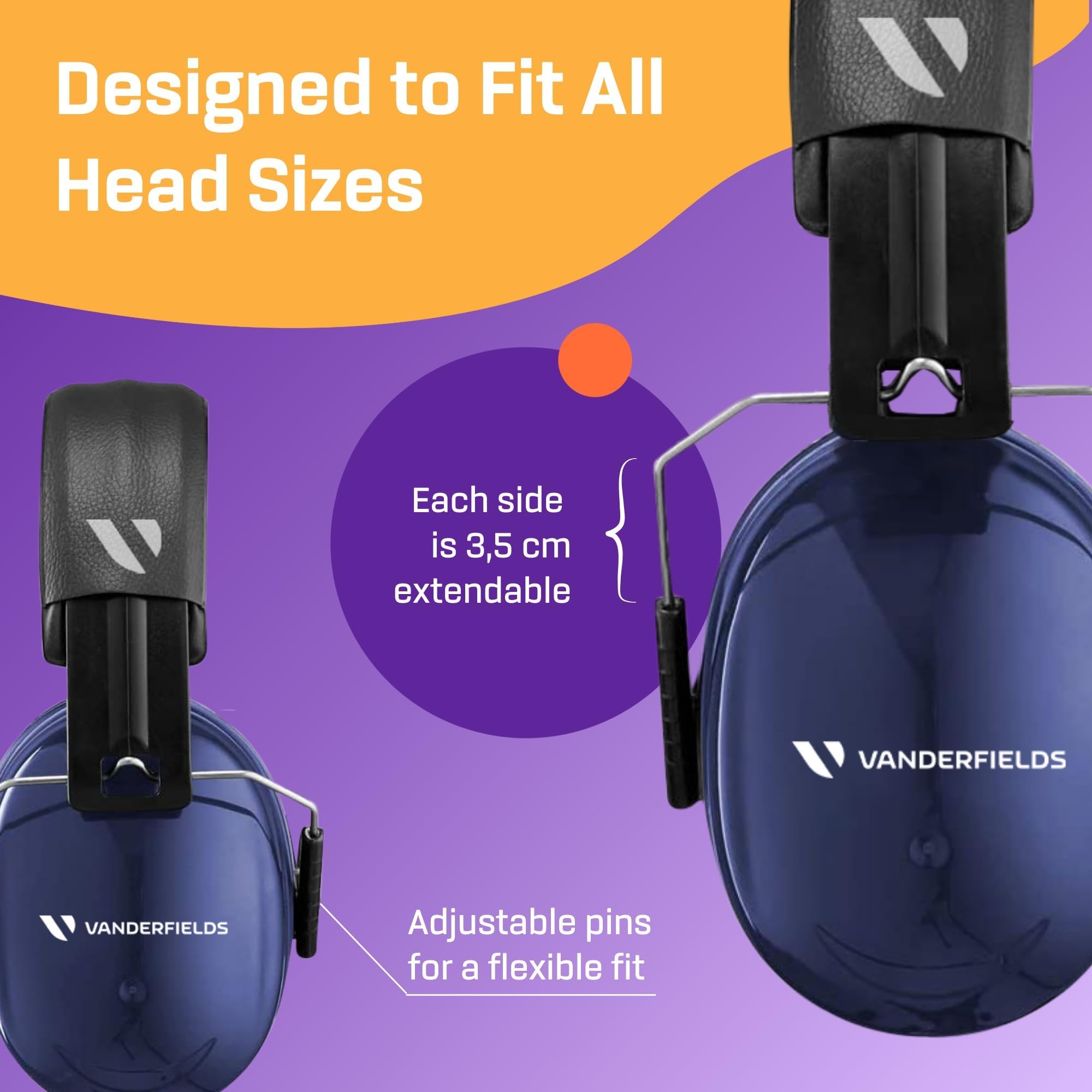 Noise Reduction Earmuffs - 35dB Protection -7