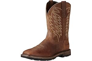 Sweet Savings: Ariat Men's Groundbreaker Square Toe Work Boots Clearance